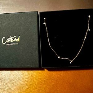 Catbird.   Sold Out ♥️ Dewdrop Collar, Rose gold